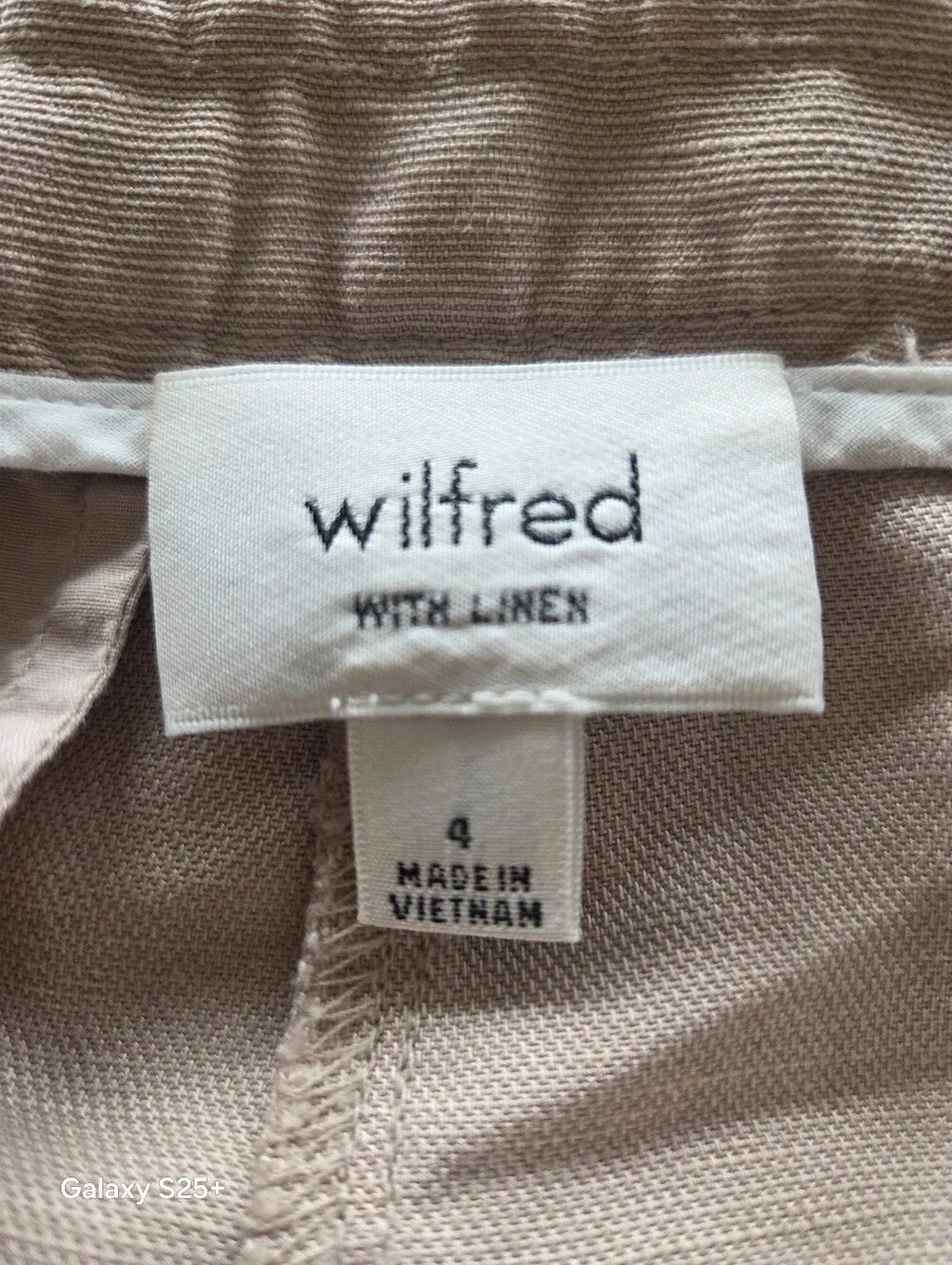 Aritizia Wilfred Free Allant Linen pants
